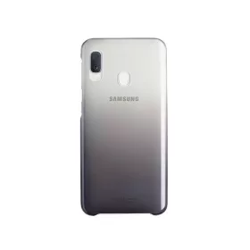   Samsung A202F Galaxy A20e (2019) gyári fekete hátlapvédő szilikon tok (EF-AA202)