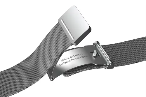 Samsung Galaxy Watch Milanese Band gyári Galyxy Watch ezüst fém 20mm óraszíj (GP-TYR870SAASW)