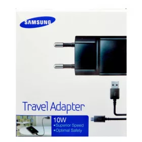   BLISZTERES Samsung ETA-U90EBE gyári hálózati fekete 2A ECB-DU4EBE fekete gyári micro USB adatkábellel 1.5m
