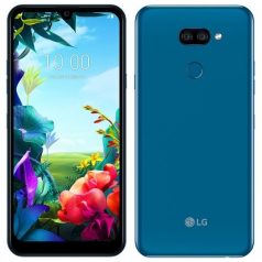   LG K40S 2GB/32GB LM-X430EMW Dual SIM kártyafüggetlen érintős mobiltelefon, kék (Android)