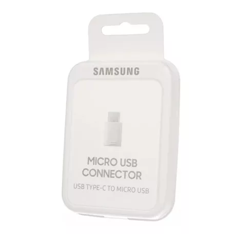 Bliszteres Samsung EE-GN930BWEGWW gyári micro USB Type-c átalakító adapter fehér