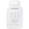 Bliszteres Samsung EE-GN930KWEGWW gyári micro USB Type-c átalakító adapter fehér (3db/csomag)