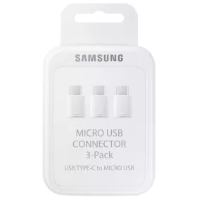   Bliszteres Samsung EE-GN930KWEGWW gyári micro USB Type-c átalakító adapter fehér (3db/csomag)