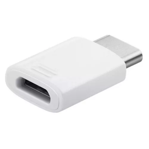 Bliszteres Samsung EE-GN930KWEGWW gyári micro USB Type-c átalakító adapter fehér (3db/csomag)