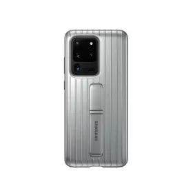   Samsung  Protective Standing Cover G980 Galaxy S20 (6.2) gyári ezüst hátlapvédő tok (EF-RG980)
