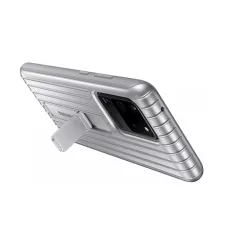   Samsung  Protective Standing Cover G980 Galaxy S20 (6.2) gyári ezüst hátlapvédő tok (EF-RG980)