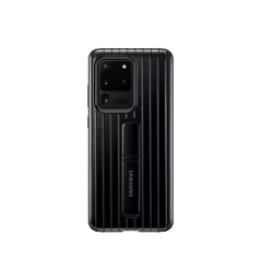   Samsung  Protective Standing Cover G988 Galaxy S20 Ultra (6.9) gyári fekete hátlapvédő tok (EF-RG988)