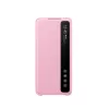 Samsung Smart Clear View G980 Galaxy S20 (6.2) gyári pink könyvtok (EF-ZG980)