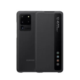   Samsung Smart Clear View G988 Galaxy S20 Ultra (6.9) gyári fekete könyvtok (EF-ZG988)