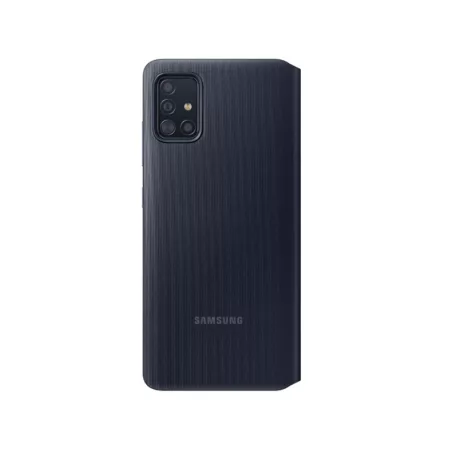 Samsung S View Wallet A515 Galaxy A51 (2020) gyári fekete könyvtok (EF-EA515)