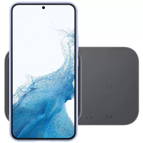 Bliszteres Samsung EP-P4300BBEGEU vezeték nélküli dupla fekete töltőpad 9W