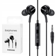   Bliszteres Samsung EO-IA500BBEGWW fekete gyári sztereo headset 3,5mm jack csatlakozóval