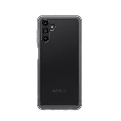   Samsung Soft Clear A035 Galaxy A03 4G gyári fekete szilikon tok (EF-QA036TBEGEU)