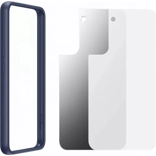 Samsung Frame Cover S906 Galaxy S22 Plus (2022) gyári kék hátlapvédő tok (EF-MS906CNE)