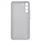 Samsung S906 Galaxy S22 Plus (2022) gyári világosszürke bőr hátlapvédő tok (EF-VS906LJEGWW)