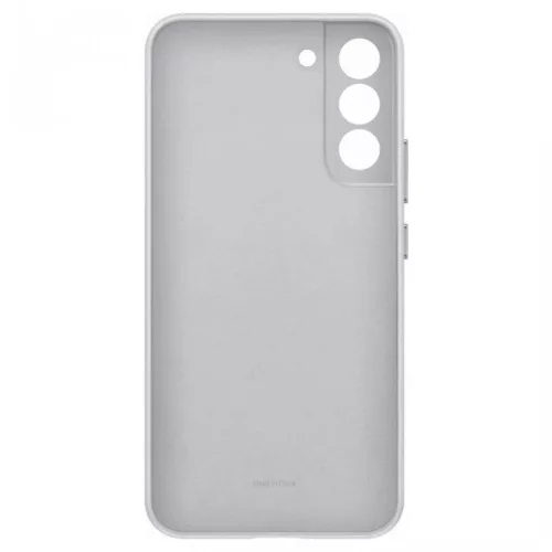 Samsung S906 Galaxy S22 Plus (2022) gyári világosszürke bőr hátlapvédő tok (EF-VS906LJEGWW)