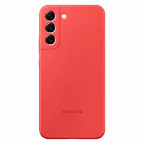   Samsung S906 Galaxy S22 Plus gyári korall hátlapvédő szilikon tok (EF-PS906TPEGWW)