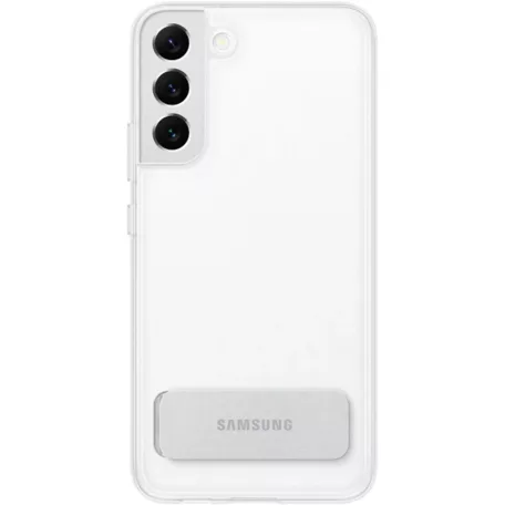 Samsung Clear Standing Cover S906 Galaxy S22 Plus (2022) gyári átlátszó hátlapvédő tok (EF-JS906CTEGWW)