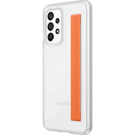 Samsung Slim Strap A336 Galaxy A33 5G gyári átlátszó hátlapvédő tok szíjjal (EF-XA336CTEGWW)