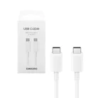 Bliszteres Samsung EP-DX510JWE fehér gyári Type-C - Type-C adatkábel 1.8m 5A