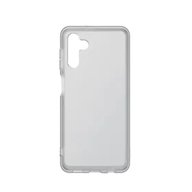   Samsung Soft Clear A135 Galaxy A13 4G gyári fekete szilikon tok (EF-QA135TBEGWW)