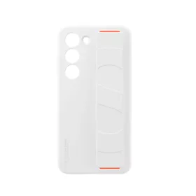   Samsung Silicone Grip Case S916 Galaxy S23 Plus gyári fehér hátlapvédő tok (EF-GS916TWEGWW)