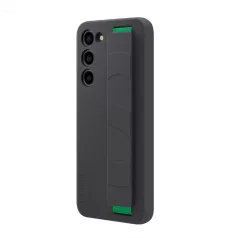   Samsung Silicone Grip Case S916 Galaxy S23 Plus gyári fekete hátlapvédő tok (EF-GS916TBEGWW)