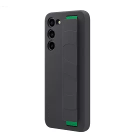   Samsung Silicone Grip Case S916 Galaxy S23 Plus gyári fekete hátlapvédő tok (EF-GS916TBEGWW)