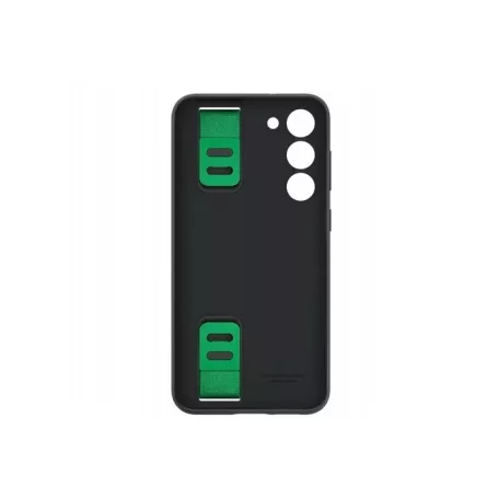 Samsung Silicone Grip Case S916 Galaxy S23 Plus gyári fekete hátlapvédő tok (EF-GS916TBEGWW)