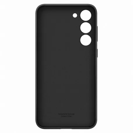 Samsung Leather Case S916 Galaxy S23 Plus (2023) gyári fekete hátlapvédő bőr tok (VS916LBEGWW)