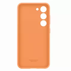   Samsung S916 Galaxy S23 Plus gyári narancssárga hátlapvédő szilikon tok (EF-PS916TOEGWW)