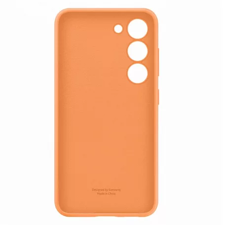 Samsung S916 Galaxy S23 Plus gyári narancssárga hátlapvédő szilikon tok (EF-PS916TOEGWW)
