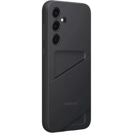 Samsung Card Slot Galaxy A14 4G / 5G gyári fekete kártyatartós hátlapvédő tok (EF-OA146TBEGWW)