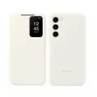 Samsung Smart View Wallet S916 Galaxy S23 Plus gyári krém könyvtok (EF-ZS916CUEGWW)