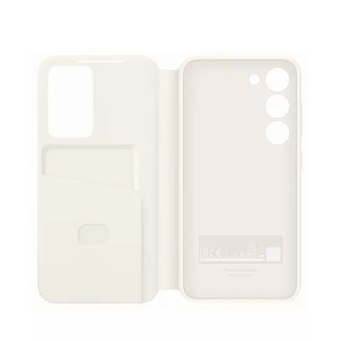 Samsung Smart View Wallet S916 Galaxy S23 Plus gyári krém könyvtok (EF-ZS916CUEGWW)