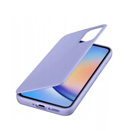 Samsung Smart View Wallet A346 Galaxy A34 5G gyári lila könyvtok (EF-ZA346CVEGWW)