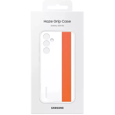 Samsung Haze Grip Case A546 Galaxy A54 5G gyári fehér hátlapvédő tok (EF-XA546CWEGWW)