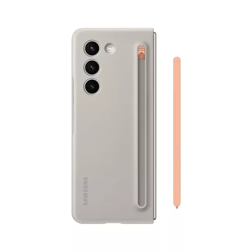 Samsung Galaxy Z Fold 5 gyári bézs hátlapvédő tok S Pen-nel (EF-OF94PCUEGWW)