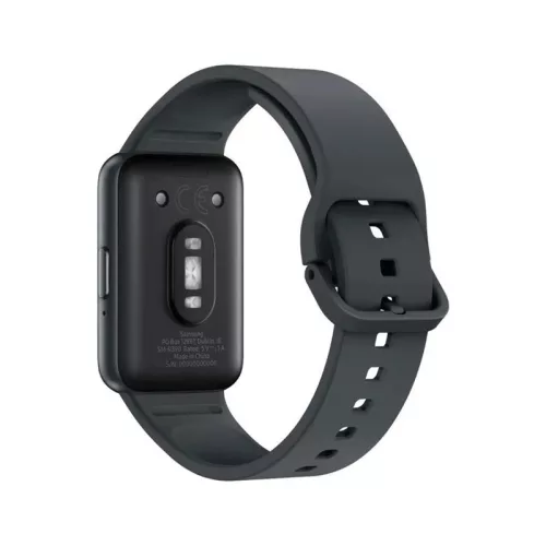 Samsung Galaxy Fit3 (SM-R390NZAAEUE) okoskarkötő pulzusmérővel és SOS funkcióval, grafit, 40mm