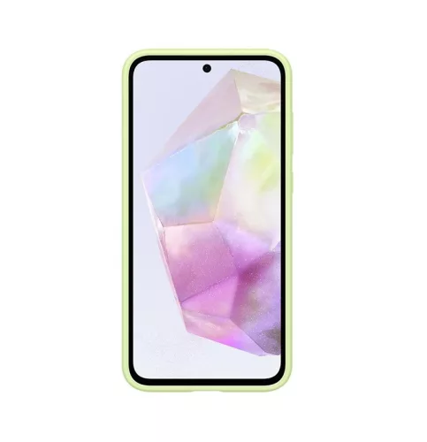 Samsung Card Slot A356 Galaxy A35 5G gyári lime kártyatartós hátlapvédő tok (EF-OA356TMEGWW)