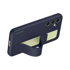   Samsung Standing Grip Case A556 Galaxy A55 5G gyári fekete hátlapvédő tok (EF-GA556TBEGWW)