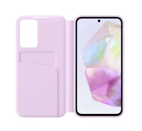 Samsung Smart View Wallet A356 Galaxy A35 5G gyári levendula könyvtok (EF-ZA356CVEGWW)