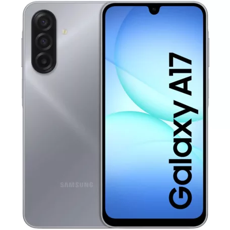 Samsung A176B Galaxy A17 5G 4/128GB Dual SIM kártyafüggetlen érintős mobiltelefon, szürke, 6.7 inch