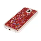 Liquid Glitter - Samsung A505 Galaxy A50 (2019) / A50S / A30S piros szilikon tok