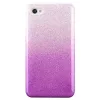 Shining Glitter tok - Samsung A705 Galaxy A70 (2019) ezüst - lila csillogó tok