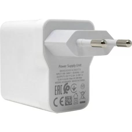 Oppo VC56HAEH / VC56HACH gyári hálózati fehér gyorstöltőfej 6A 30W