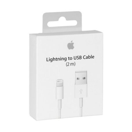BLISZTERES Apple A1510 USB - Lightning (8Pin) gyári adatkábel 2 méteres (MD819ZM/A)