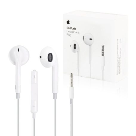 BLISZTERES Apple EarPods iPhone gyári sztereo headset 3.5mm jack csatlakozóval MD827ZM/A