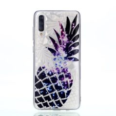   Slim Case Art - Samsung A705 Galaxy A70 (2019) ezüst ananász mintás szilikon tok