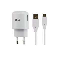   LG gyári hálózati fehér gyors töltőfej 1,8A (MCS-H05) USB-C adatkábellel 9W